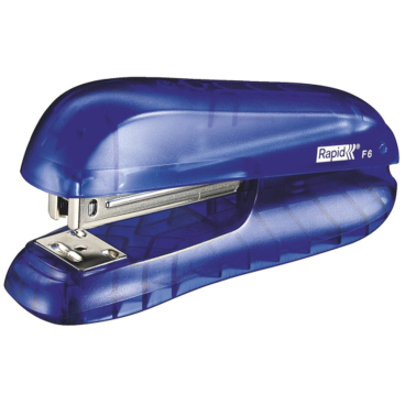 Rapid Heftgerät F6, Heftleistung: 20 Blatt, blau-transparent (EAN: 4051661010606)