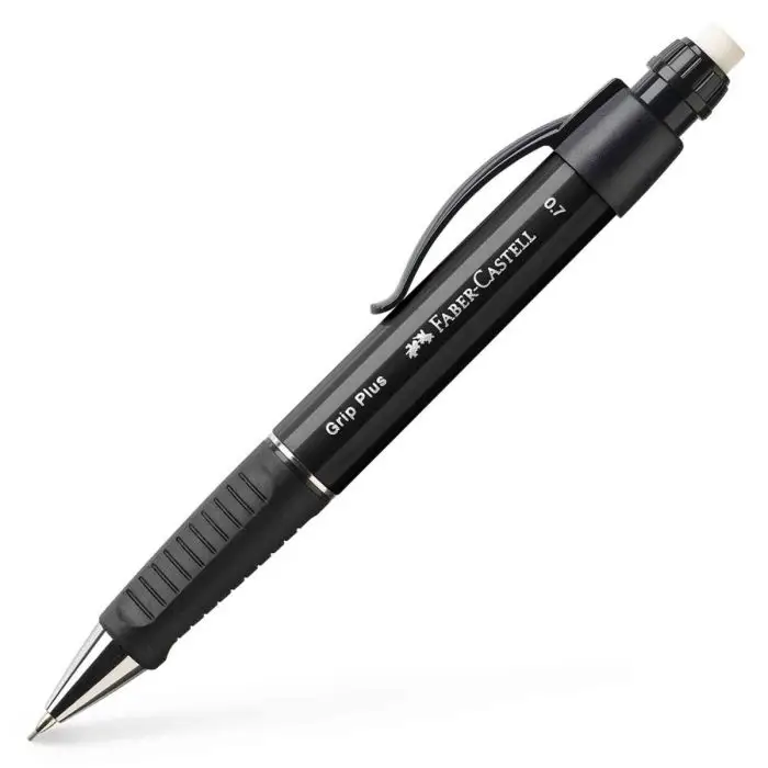 FABER-CASTELL Druckbleistift GRIP PLUS 1307, schwarz (EAN: 4005401307334)