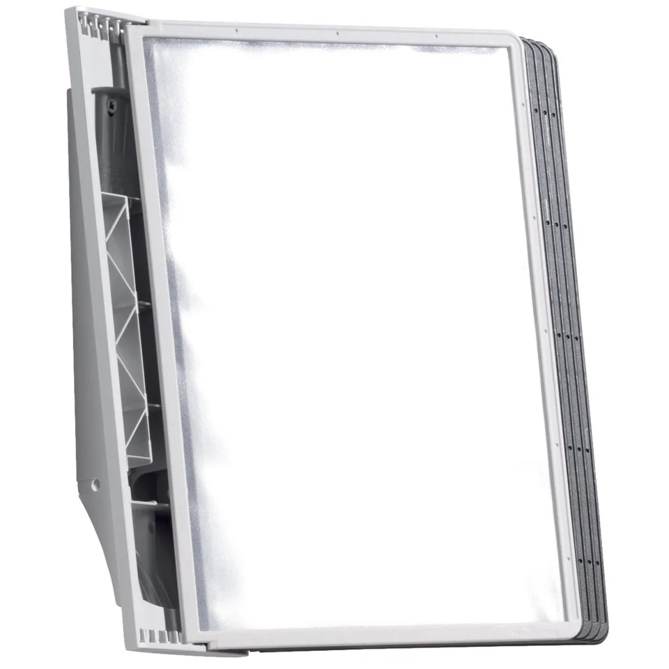 DURABLE Display-System SHERPA wall 10, Komplett-Set, grau/schwarz (EAN: 4005546503707)