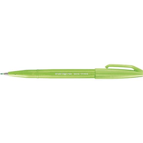 PentelArts Faserschreiber Brush Sign Pen SES 15, hellgrün (EAN: 4902506365040)