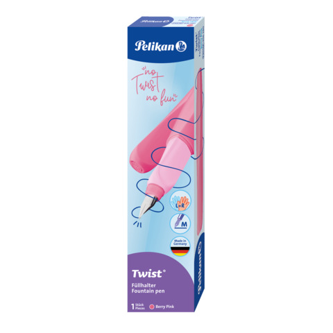 Pelikan Twist Füllhalter Berry Pink, rosa/pink (EAN: 4012700826282)
