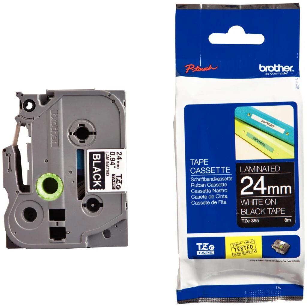 brother TZe-Tape TZe-355 Schriftbandkassette,Bandbreite:24mm (EAN: 4977766685856)