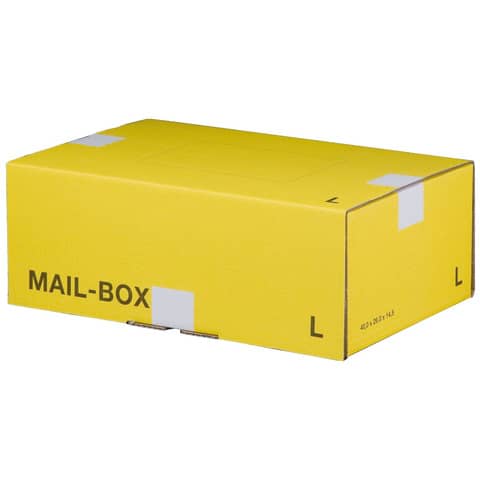 SMARTBOXPRO Paket-Versandkarton MAIL BOX, Größe: L, gelb (EAN: 4250414104344)