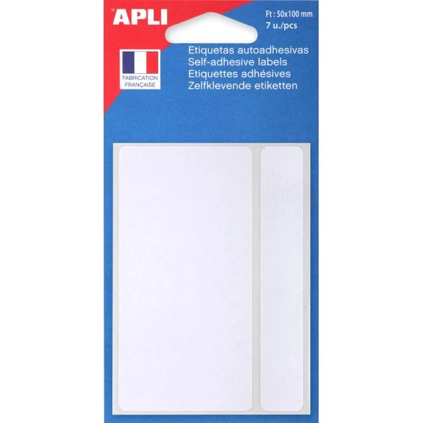 APLI Vielzweck-Etiketten, 50 x 100 mm, weiß (EAN: 3270241119282)