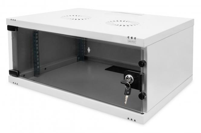 DIGITUS 19" Wandgehäuse SOHO, (B)540 x (T)400 mm, 4HE (EAN: 4016032493013)