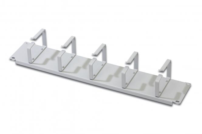 DIGITUS 19" Rangierpanel, 2 HE, 5 Kabelführungsbügel (EAN: 4016032135388)