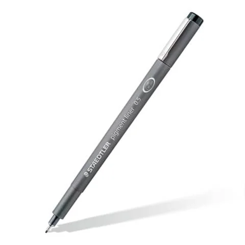 STAEDTLER Pigmentliner, schwarz, 4er Etui (EAN: 4007817326725)