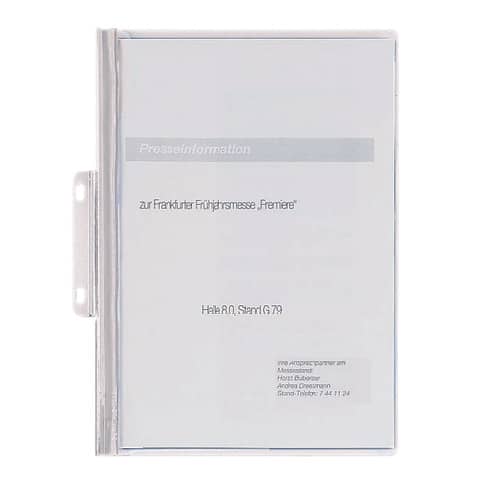 DURABLE Schnellbindemappe DURABIND, DIN A4, weiß (EAN: 4005546200293)