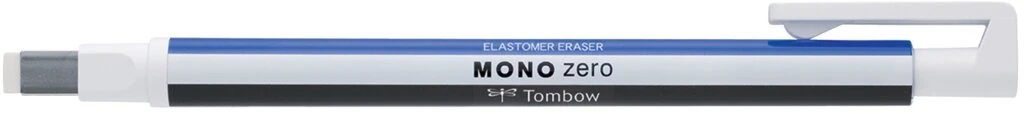 Tombow Radierstift "MONO zero", eckige Spitze, weiß (EAN: 4003198501140)