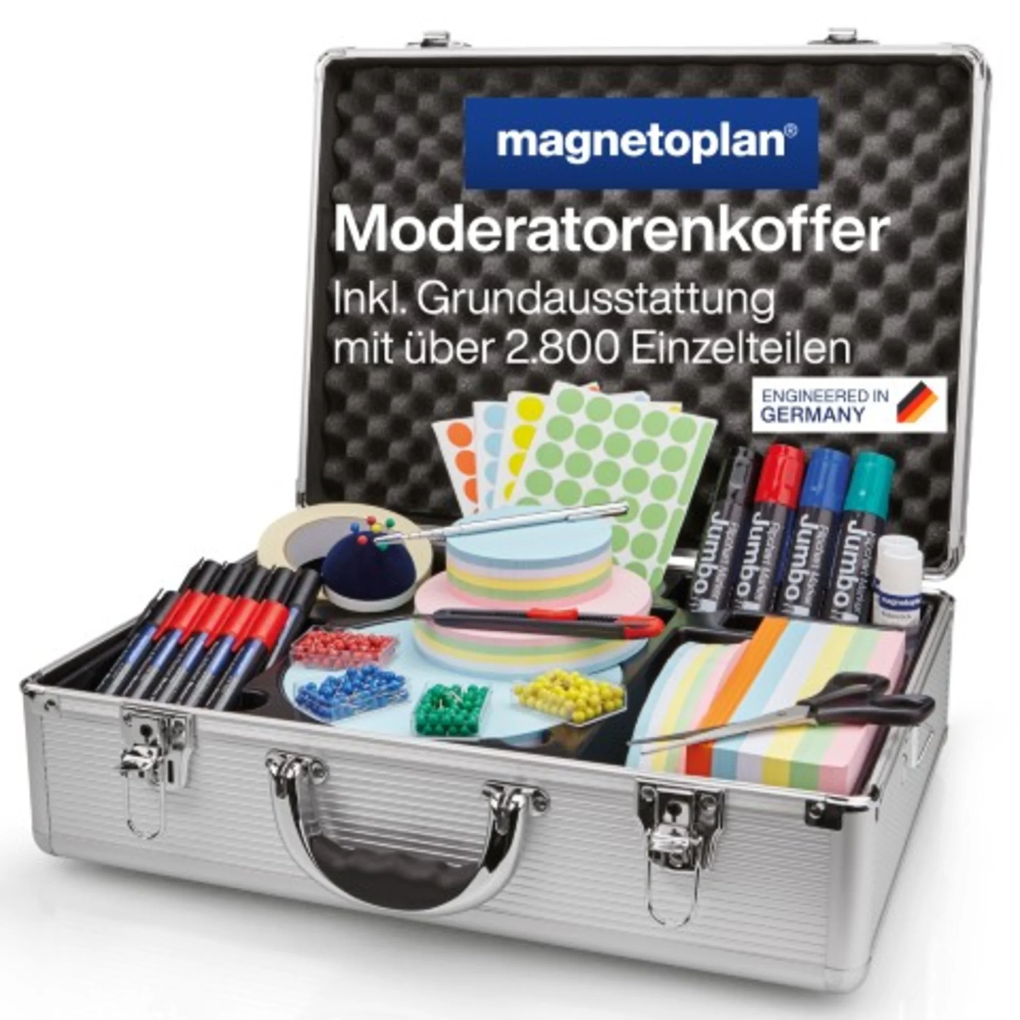 magnetoplan Moderationskoffer, gefüllt (EAN: 4013695001821)