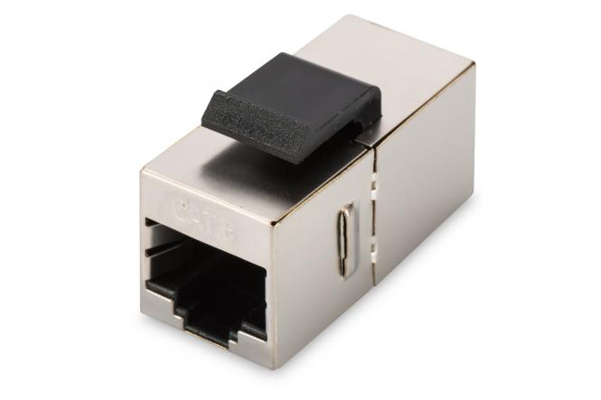 DIGITUS Modular Adapter Kat.6e, geschirmt, 2 x RJ45 Kupplung (EAN: 4016032266846)