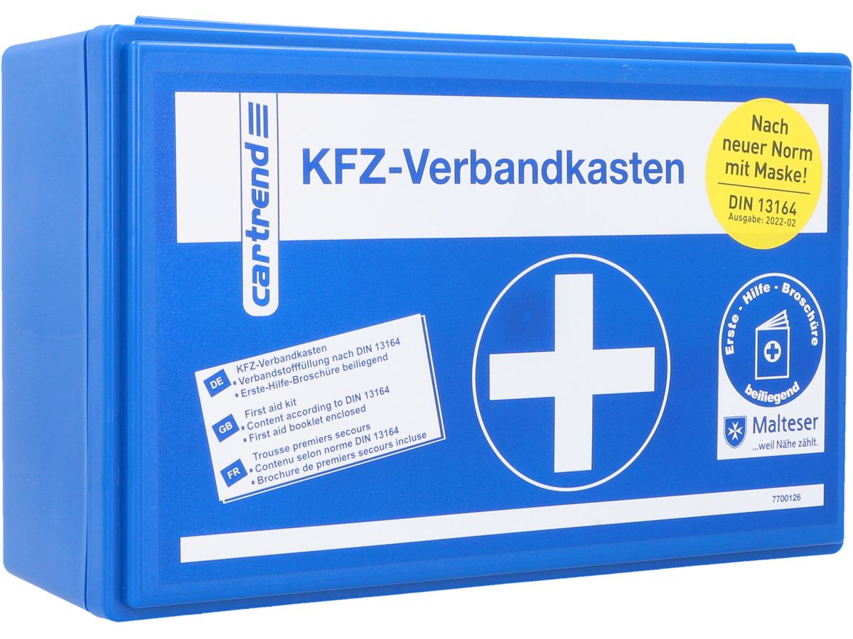 cartrend KFZ-Verbandkasten Classic, blau (EAN: 4038373008350)