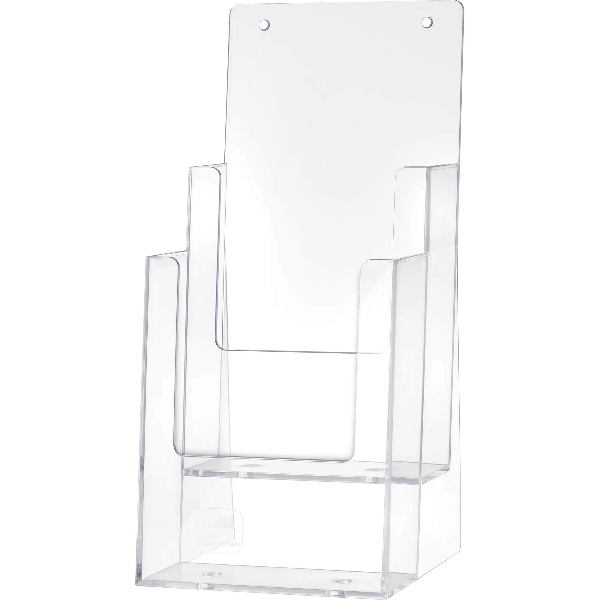 helit Tisch-Prospekthalter "the helpdesk", 1/3 DIN A4 hoch (EAN: 4012086001242)