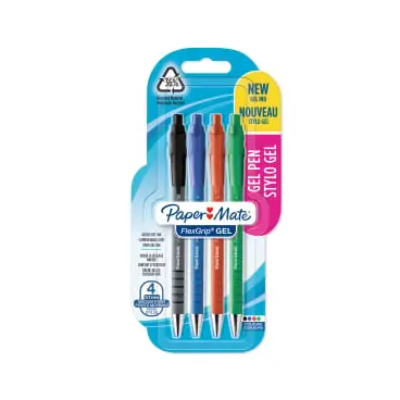 Paper:Mate Gelschreiber FlexGrip GEL, 4er Blister, sortiert (EAN: 3026981082160)