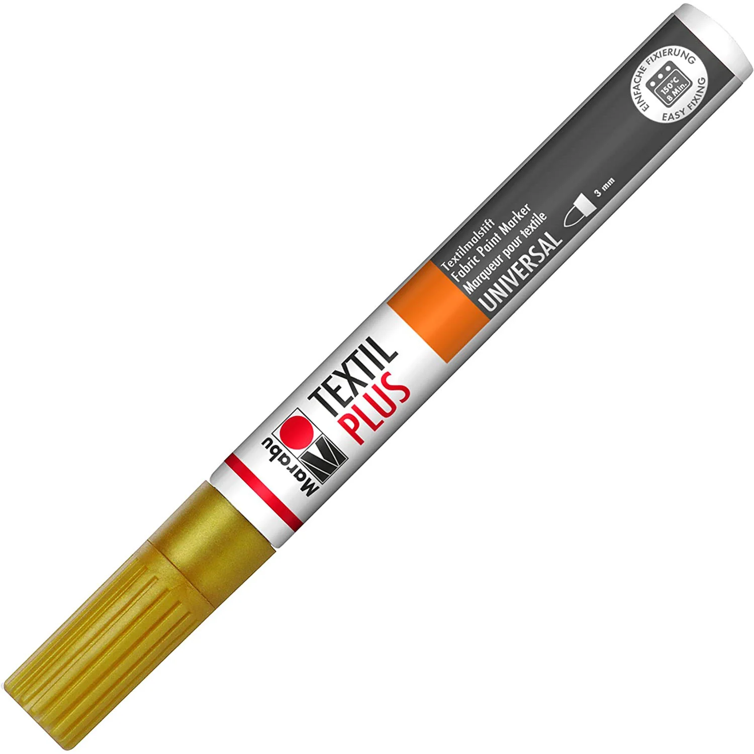 Marabu Textilmarker "Textil Painter Plus", metallic-gold (EAN: 4007751343963)