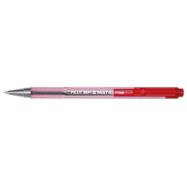 PILOT Druckkugelschreiber BPS-Matic Fine, rot (EAN: 4902505156397)