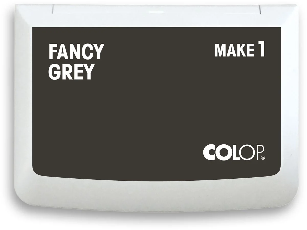 COLOP Stempelkissen MAKE 1, 90 x 50 mm, fancy grey (EAN: 9004362519461)