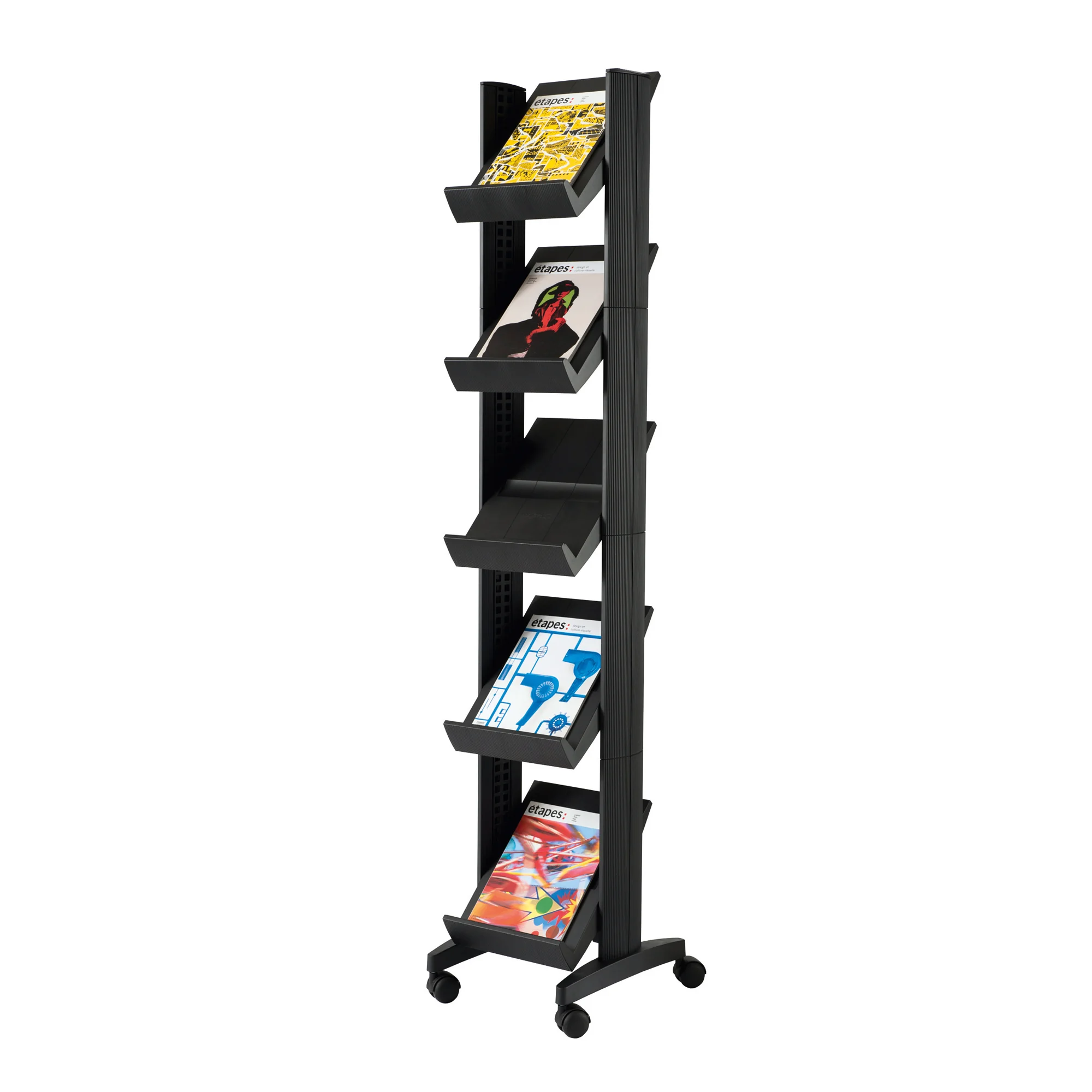 PAPERFLOW Prospektregal Corner easyDisplays, schwarz (EAN: 3660141880540)