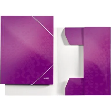 LEITZ Eckspannermappe WOW, DIN A4, Karton, violett (EAN: 4002432104239)