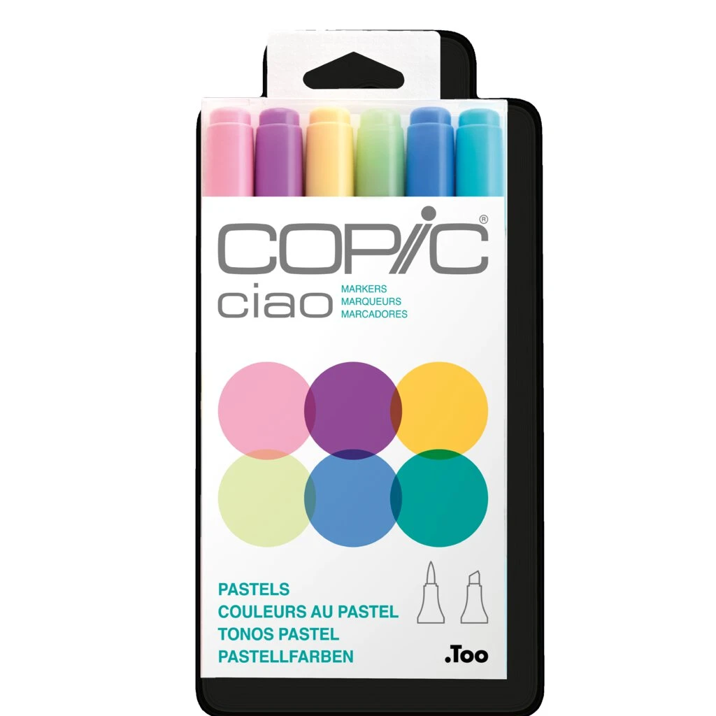 COPIC Marker ciao, 6er Set "Pastels" (EAN: 4511338053621)