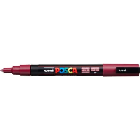 POSCA Pigmentmarker PC-3M, weinrot (EAN: 4902778123690)