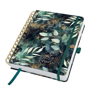 sigel BuJo Buchkalender Jolie "Glamorous Leaves" (EAN: 4004360791758)