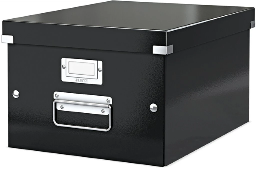 LEITZ Ablagebox Click & Store WOW, DIN A4, schwarz (EAN: 4002432396801)