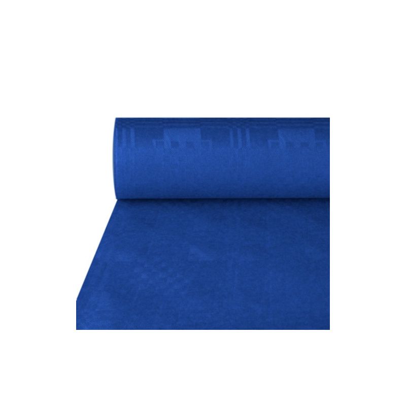 PAPSTAR Damast-Tischdecke, (B)1,0 x (L)50 m, dunkelblau (EAN: 4002911125755)