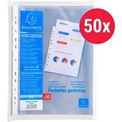 EXACOMPTA Prospekthülle, DIN A4, PP, glasklar (EAN: 3130630052500)