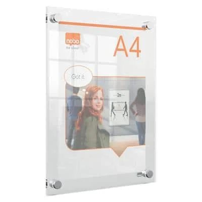nobo Acryl-Plakatrahmen Premium Plus, DIN A4, glasklar (EAN: 5028252620819)