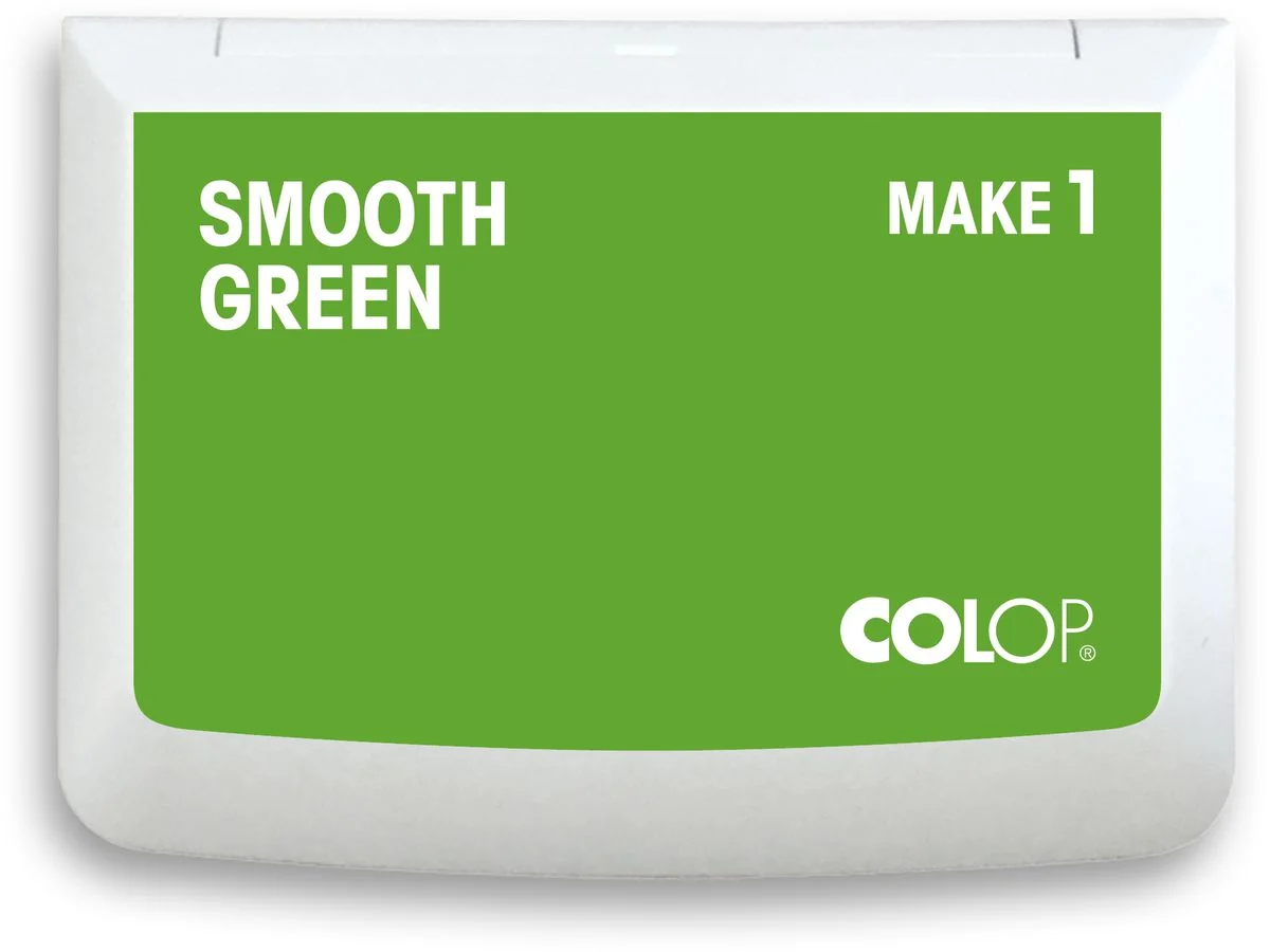 COLOP Stempelkissen MAKE 1, 90 x 50 mm, smooth green (EAN: 9004362519447)