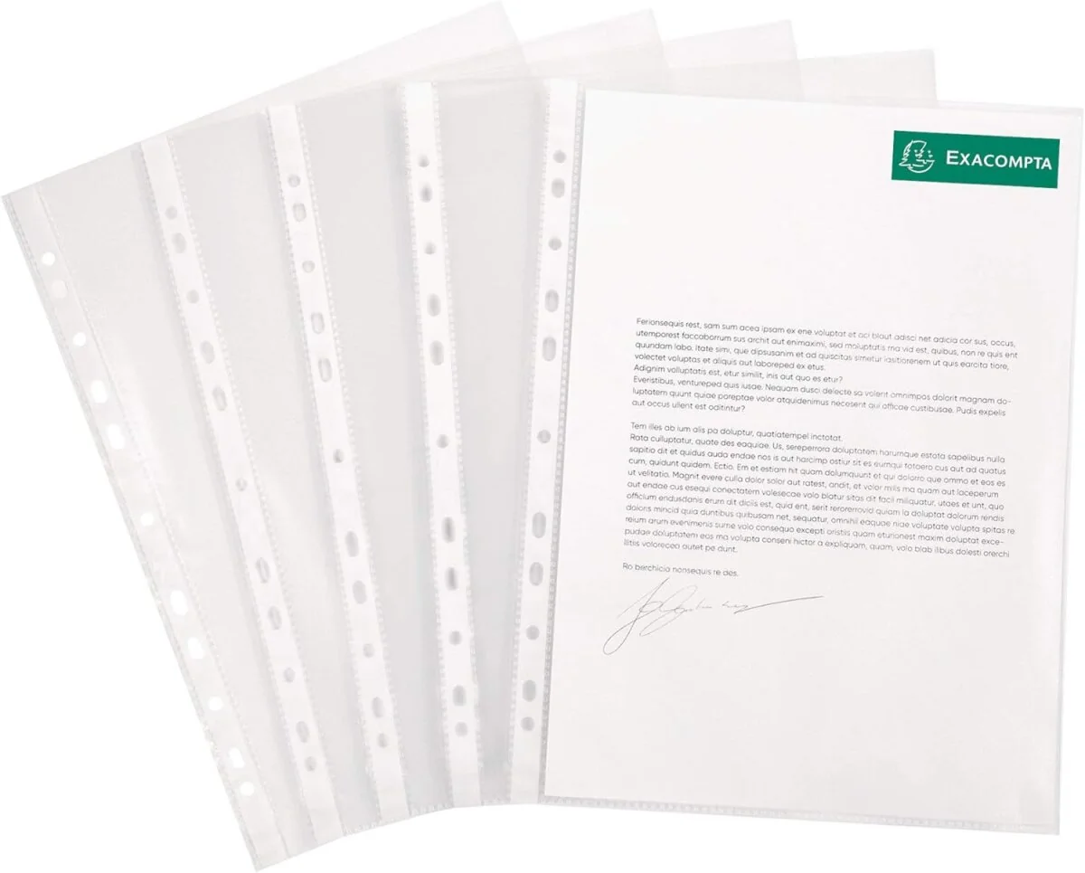 EXACOMPTA Prospekthülle DIN A4, PP, transparent (EAN: 3130630053101)
