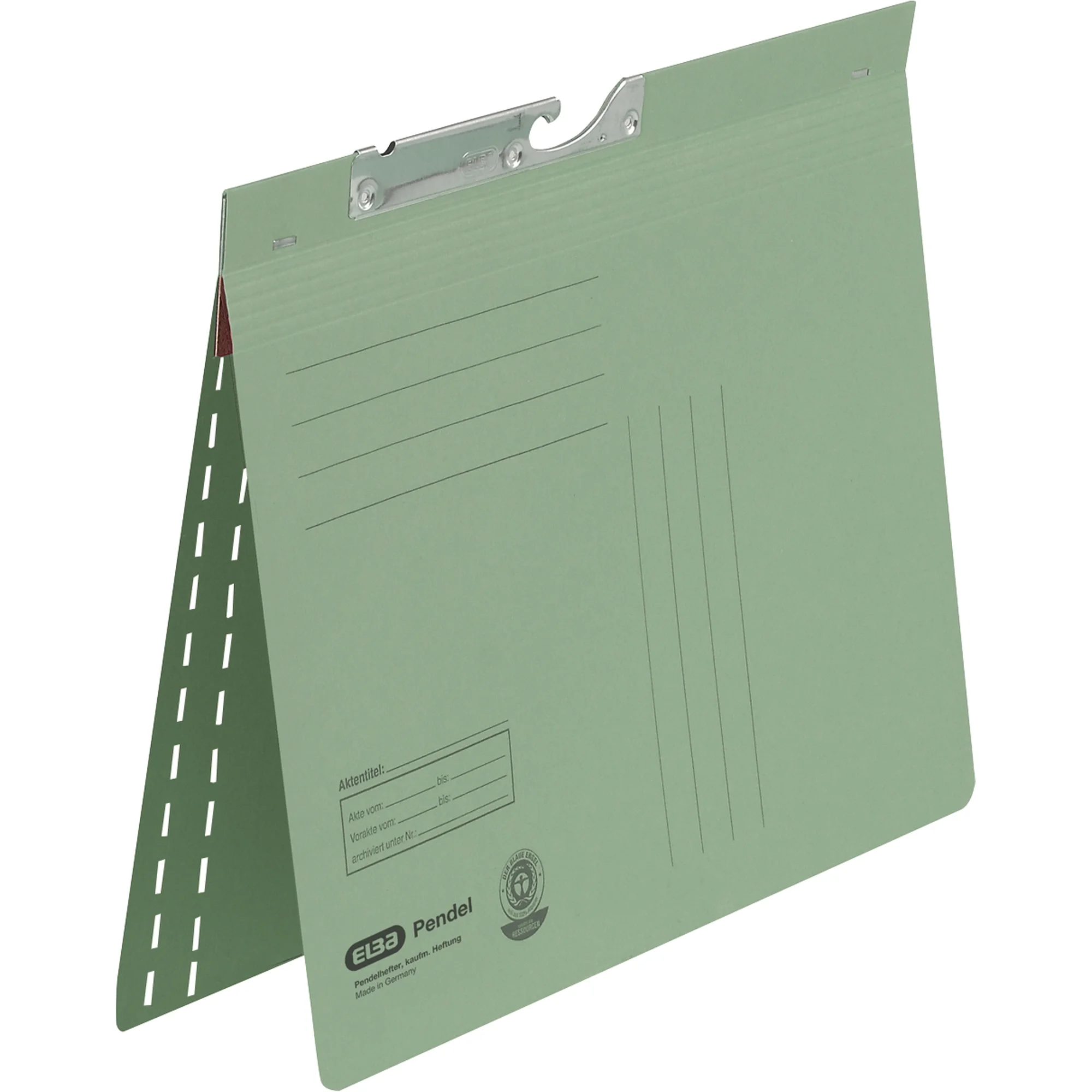 ELBA Pendelhefter, DIN A4, Manilakarton, 250 g/qm, grün (EAN: 4002030901025)