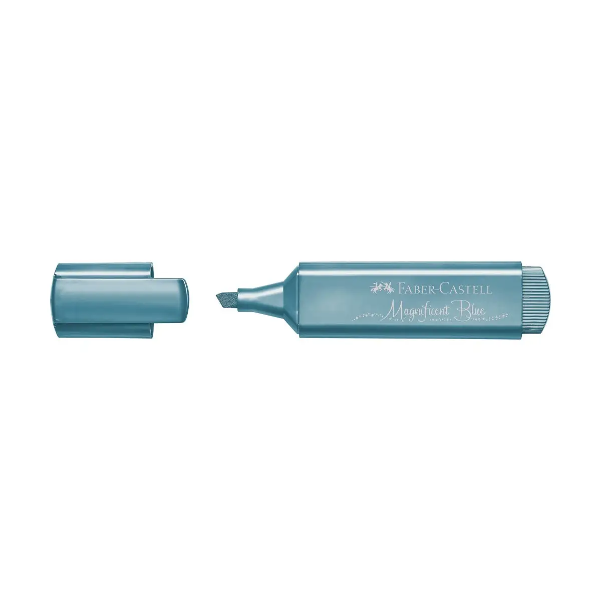 FABER-CASTELL Textmarker TEXTLINER 46 METALLIC, blau (EAN: 4005401546474)