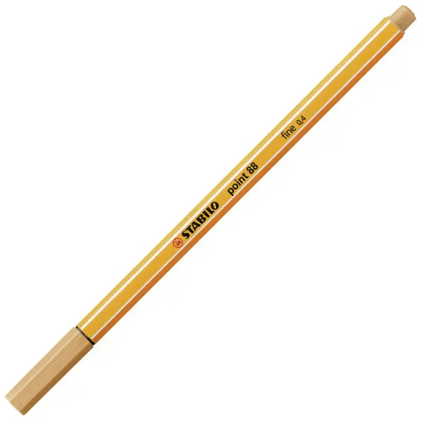STABILO Fineliner point 88, ocker dunkel (EAN: 4006381333962)