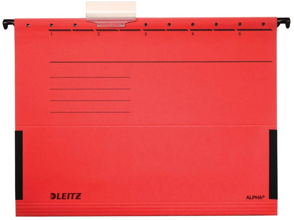 LEITZ ALPHA Hängetasche, A4, mit Fröschen, rot (EAN: 4002432332120)