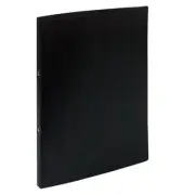 EXACOMPTA Ringbuch PP, 2-Ring-Mechanik, DIN A4, schwarz (EAN: 3130630541912)
