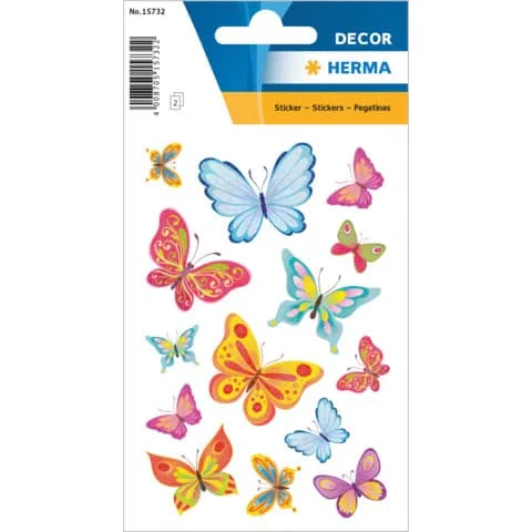 HERMA Sticker DECOR "Schmetterlingszeit" (EAN: 4008705157322)