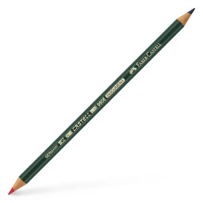 FABER-CASTELL Kopierstift CASTELL DOCUMENT, rot-blau (EAN: 4005401191889)