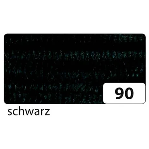 folia Chenilledraht (Pfeifenputzer), schwarz (EAN: 4001868780901)