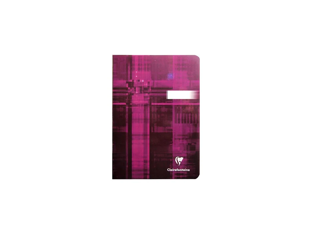 Clairefontaine Notizheft, geheftet, 148 x 210 mm, blanko, weiß, farbig sortiert (EAN: 3329680368000)