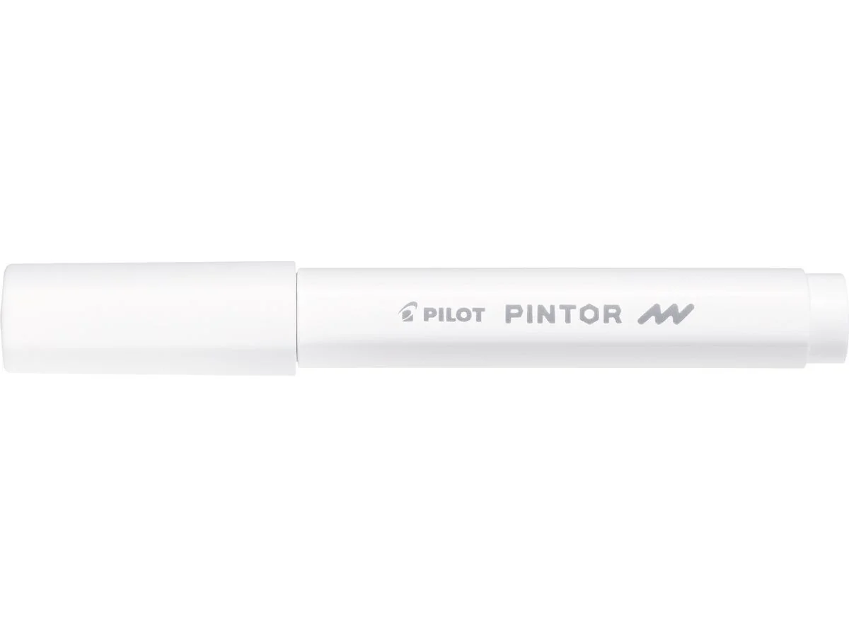 PILOT Pigmentmarker PINTOR, fein, weiß (EAN: 4902505541544)