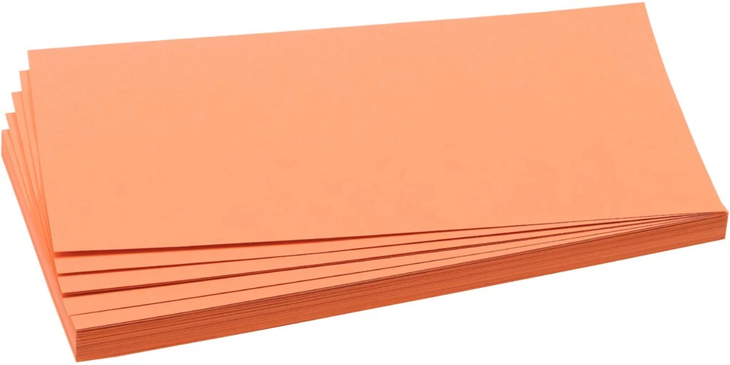 FRANKEN Moderationskarte, Rechteck, 205 x 95 mm, orange (EAN: 4016946063494)