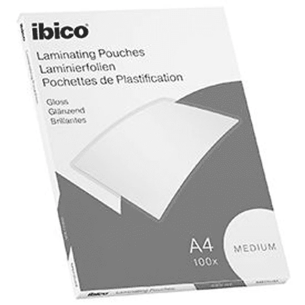 ibico Basics Laminierfolientasche, DIN A4, glänzend, 200 mic (EAN: 4049793065786)