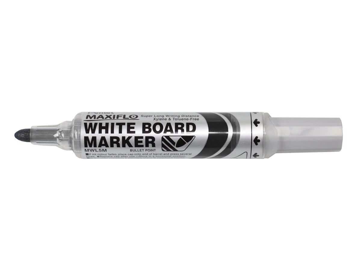 Pentel Whiteboard-Marker MAXIFLO MWL5M, schwarz (EAN: 3474374500010)