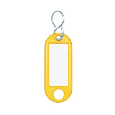 WEDO Schlüsselanhänger S-Haken, gelb, Großpackung (EAN: 4003801038872)