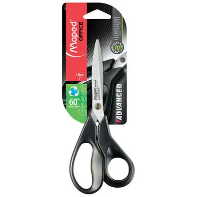 Maped Schere Advanced Green, Länge: 180 mm, asymmetrisch (EAN: 3154144981101)