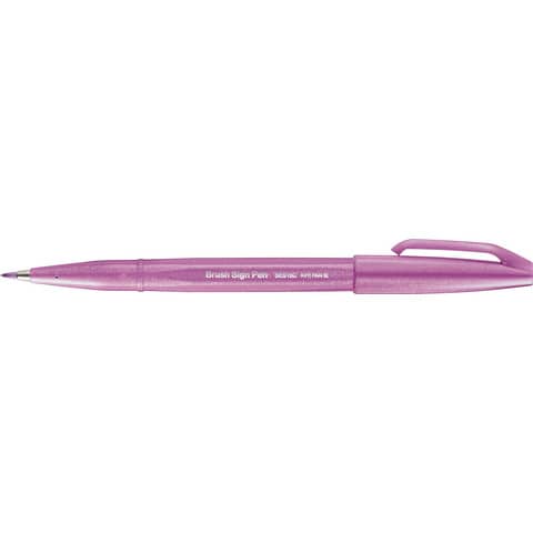 PentelArts Faserschreiber Brush Sign Pen SES 15, pfingstrose (EAN: 4902506365064)