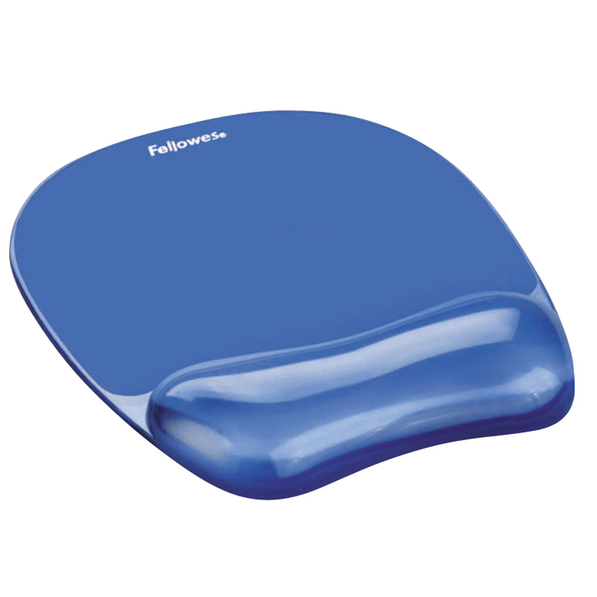 Fellowes Handgelenkauflage Crystals Gel mit Maus Pad, blau (EAN: 0077511911415)