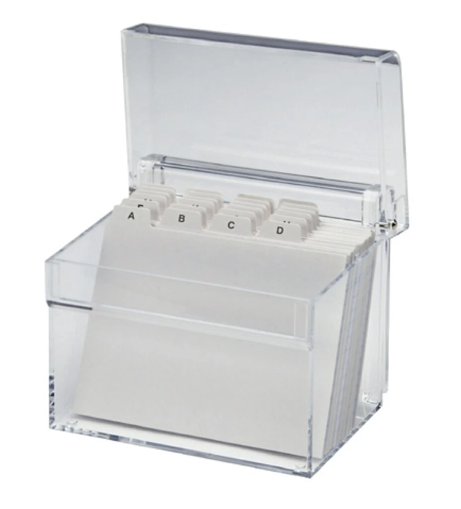 MAUL Acryl Karteikasten A7, glasklar (EAN: 4002390046848)
